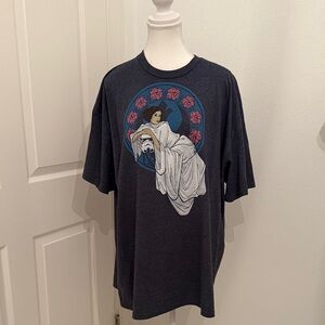 Princess Leia Dark Heather Blue T-Shirt